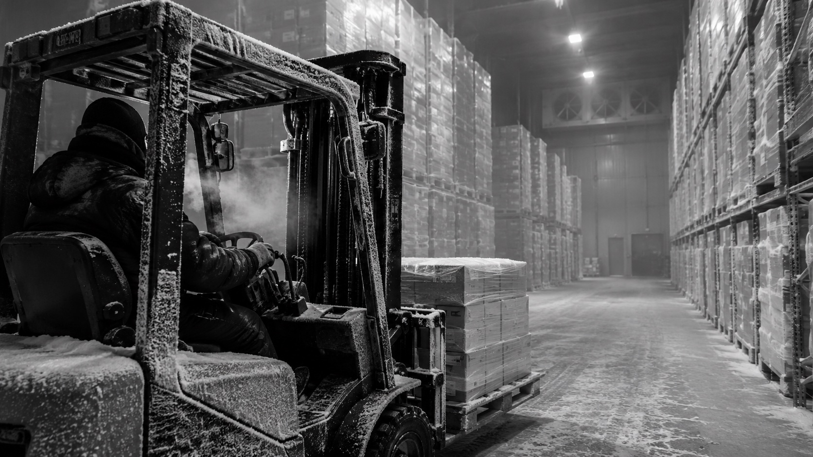 Refrigerated dock at -25°C